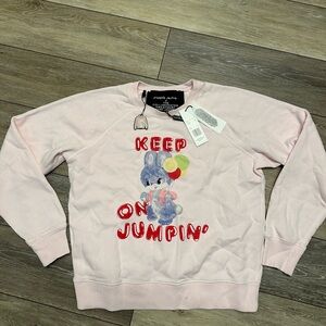 Marc Jacobs Magda Archer Keep on Jumping crew neck sweatshirt